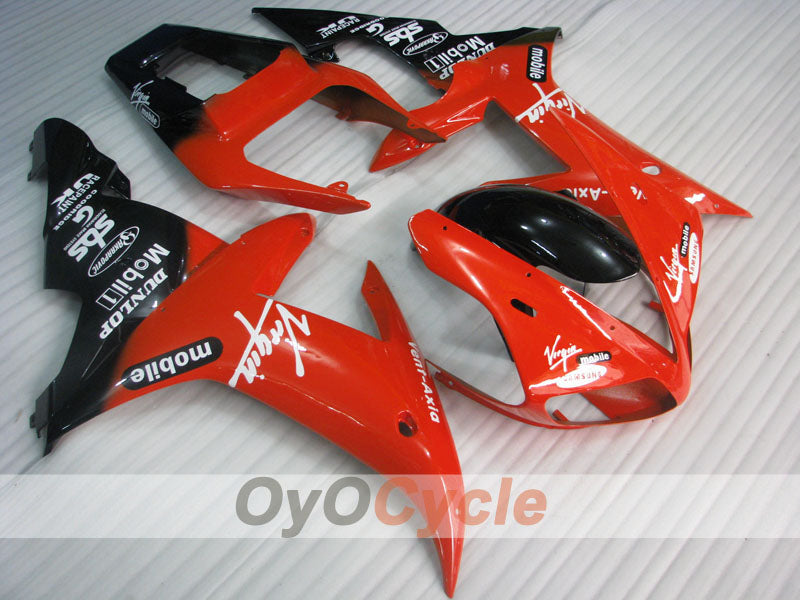 Kit de carénage à injection pour YZF-R1 02-03 - Rouge, noir - DUNLOP #OYO87900788