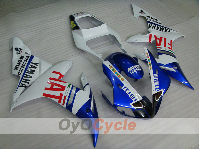 Kit de carénage à injection pour YZF-R1 02-03 - Bleu, blanc - FIAT, MICHELIN, MOTUL #OYO87900791 Image principale du produit