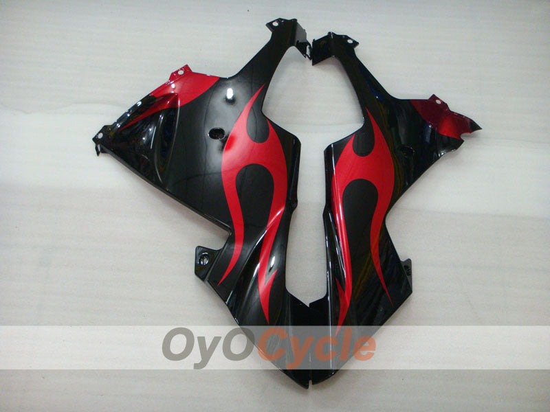 Kit de carénage à injection pour YZF-R1 02-03 - Rouge, noir - Flamme #OYO87900794