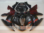 Kit de carénage à injection pour YZF-R1 02-03 - Rouge, noir - Flamme #OYO87900795