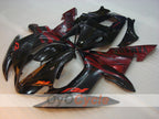 Kit de carénage à injection pour YZF-R1 02-03 - Rouge, noir - Flamme #OYO87900795