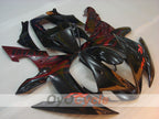 Kit de carénage à injection pour YZF-R1 02-03 - Rouge, noir - Flamme #OYO87900795