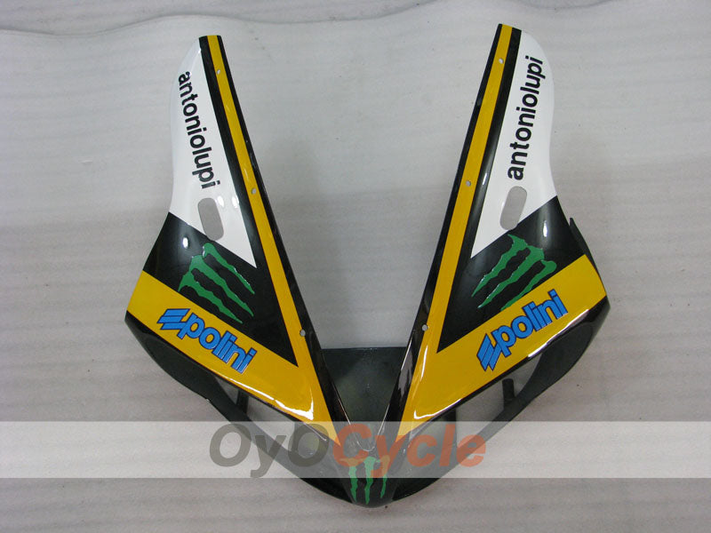Kit de carénage à injection pour YZF-R1 02-03 - Jaune, noir - Monster #OYO87900801