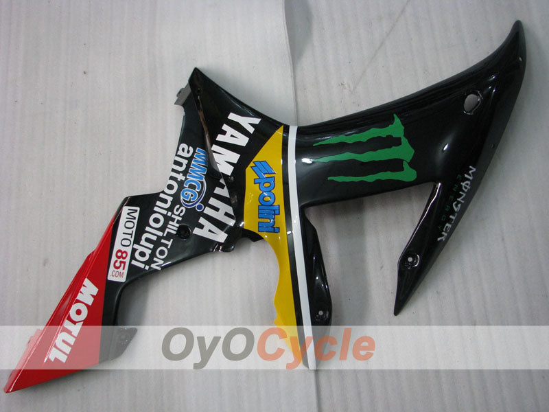 Kit de carénage à injection pour YZF-R1 02-03 - Jaune, noir - Monster #OYO87900801