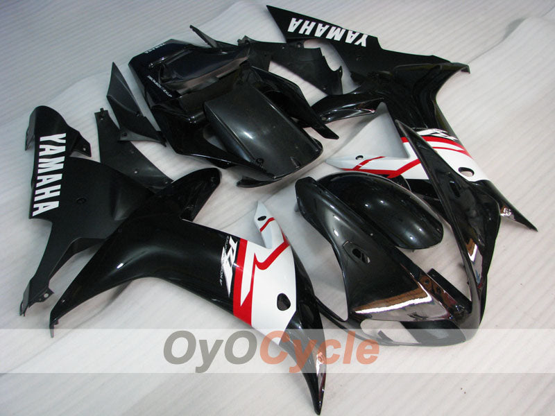 Kit de carénage à injection pour YZF-R1 02-03 - Blanc, noir - Style d'usine #OYO87900807