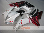 Kit de carénage à injection pour YZF-R1 02-03 - Rouge, blanc - Flamme #OYO87900808