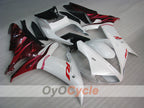 Kit de carénage à injection pour YZF-R1 02-03 - Rouge, blanc - Flamme #OYO87900808
