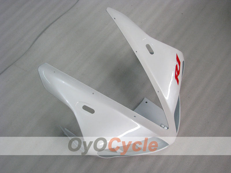 Kit de carénage à injection pour YZF-R1 02-03 - Rouge, blanc - Flamme #OYO87900808