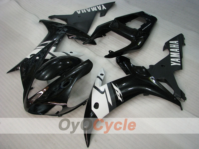 Kit de carénage à injection pour YZF-R1 02-03 - Blanc, noir - Style usine #OYO87900811