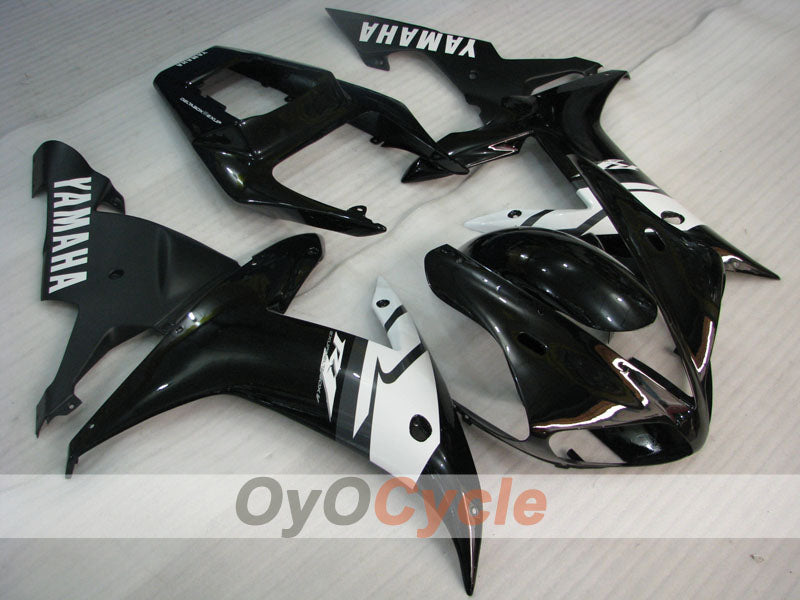 Kit de carénage à injection pour YZF-R1 02-03 - Blanc, noir - Style usine #OYO87900811