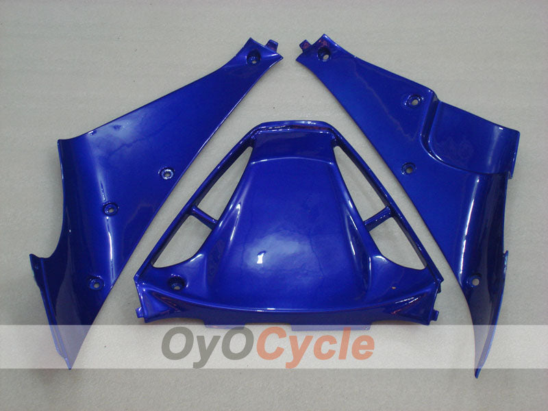 Kit de carénage à injection pour YZF-R1 02-03 - Bleu, argenté - Style usine #OYO87900813