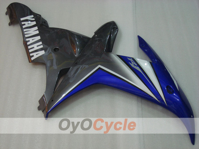 Kit de carénage à injection pour YZF-R1 02-03 - Bleu, argenté - Style usine #OYO87900813