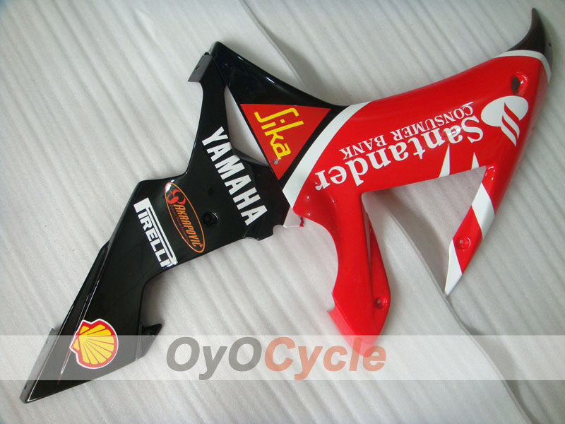 Kit de carénage à injection pour YZF-R1 02-03 - Rouge, noir - Santander #OYO87900815