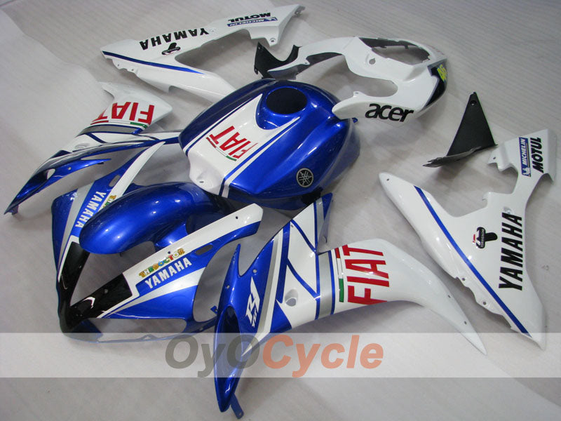 Kit de carénage à injection pour YZF-R1 04-06 - Bleu, blanc - FIAT, MOTUL #OYO87900822