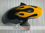 Kit de carénage à injection pour YZF-R1 04-06 - Jaune, noir - Flame #OYO87900830