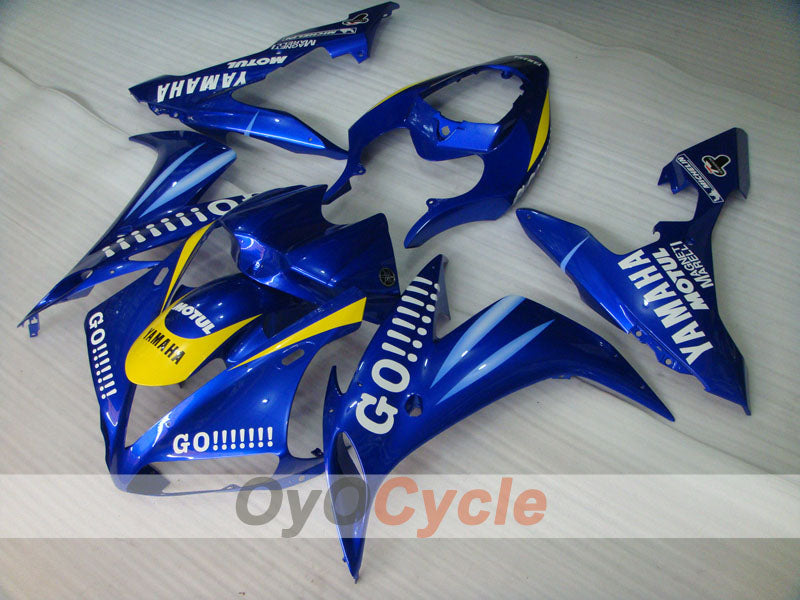 Kit de carénage à injection pour YZF-R1 04-06 - Jaune, bleu - GO!!!!!!!, MOTUL #OYO87900831