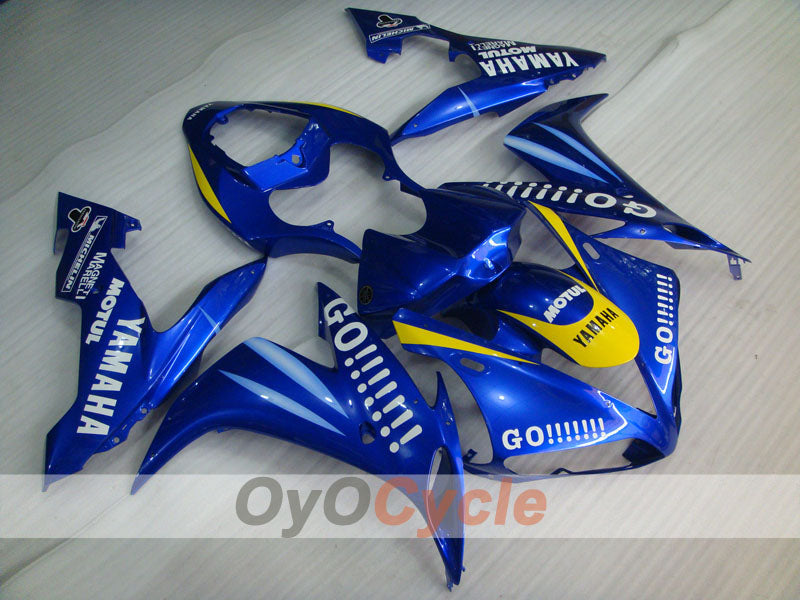 Kit de carénage à injection pour YZF-R1 04-06 - Jaune, bleu - GO!!!!!!!, MOTUL #OYO87900831