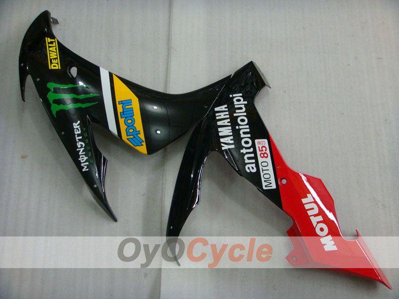 Kit de carénage moulé par injection pour YZF-R1 04-06 - Jaune, Noir - Monster, MOTUL #OYO87900834