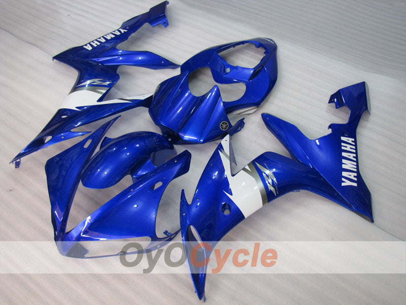 Kit de carénage moulé par injection pour YZF-R1 04-06 - Bleu, Blanc - Style usine #OYO87900837