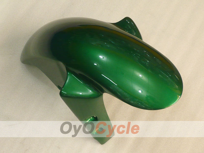 Kit de carénage moulé par injection pour YZF-R1 04-06 - Vert, Argent - Style usine #OYO87900841