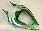 Kit de carénage moulé par injection pour YZF-R1 04-06 - Vert, Argent - Style usine #OYO87900841