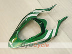 Kit de carénage moulé par injection pour YZF-R1 04-06 - Vert, Argent - Style usine #OYO87900841