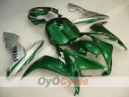 Kit de carénage moulé par injection pour YZF-R1 04-06 - Vert, Argent - Style usine #OYO87900841