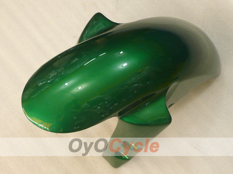 Kit de carénage moulé par injection pour YZF-R1 04-06 - Vert, Argent - Style usine #OYO87900841