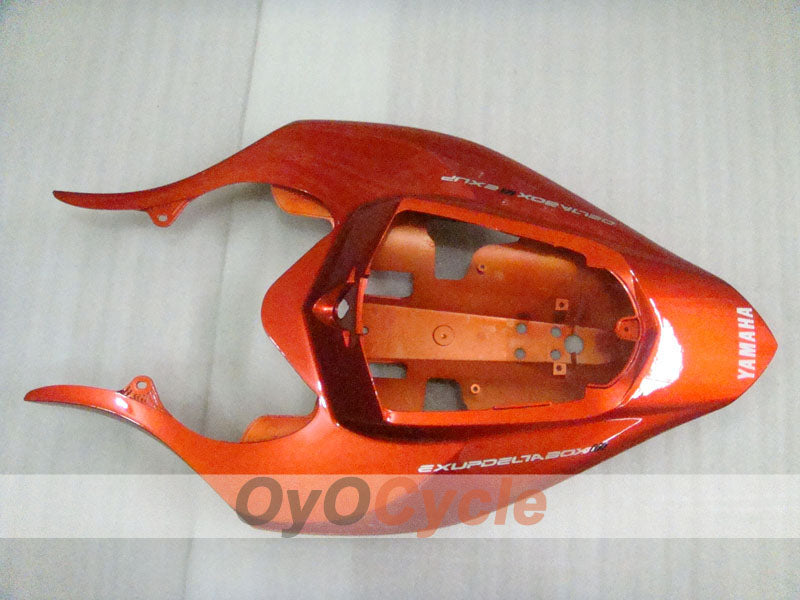 Kit de carénage moulé par injection pour YZF-R1 04-06 - Orange, Noir, Mat - Style usine #OYO87900843