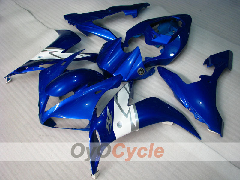 Kit de carénage moulé par injection pour YZF-R1 04-06 - Bleu, Blanc - Style usine #OYO87900845