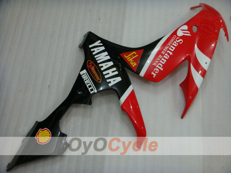 Kit de carénages d’injection pour YZF-R1 04-06 - Rouge, noir - Santander #OYO87900848