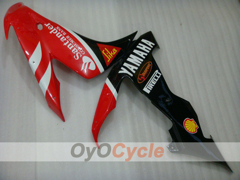 Kit de carénages d’injection pour YZF-R1 04-06 - Rouge, noir - Santander #OYO87900848