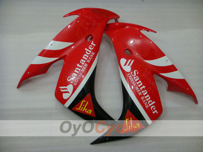 Kit de carénages d’injection pour YZF-R1 04-06 - Rouge, noir - Santander #OYO87900848