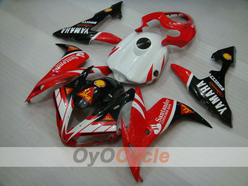 Kit de carénages d’injection pour YZF-R1 04-06 - Rouge, noir - Santander #OYO87900848