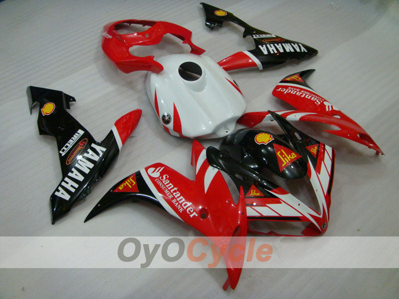 Kit de carénages d’injection pour YZF-R1 04-06 - Rouge, noir - Santander #OYO87900848