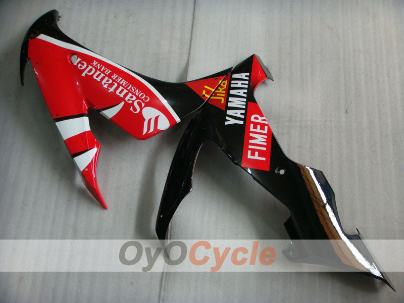 Kit de carénages d’injection pour YZF-R1 04-06 - Rouge, noir - Santander #OYO87900849