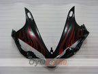 Kit de carénage injecté pour YZF-R1 07-08 - Rouge, Noir - Flamme #OYO87900860