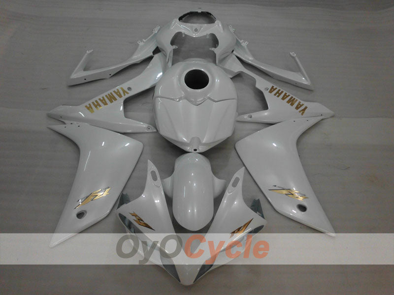 Kit de carénage injecté pour YZF-R1 07-08 - Blanc - Style d’origine #OYO87900864
