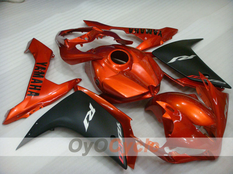 Kit de carénage injecté pour YZF-R1 07-08 - Orange, Noir, Mat - Style d’origine #OYO87900870