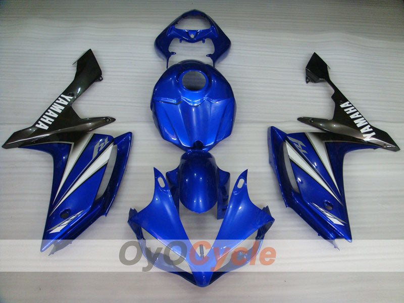 Kit de carénages à injection pour YZF-R1 07-08 - Bleu, noir - Style usine #OYO87900875