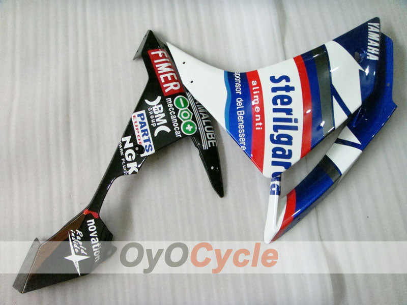 Kit de carénages à injection pour YZF-R1 07-08 - Bleu, blanc - Sterilgarda #OYO87900883