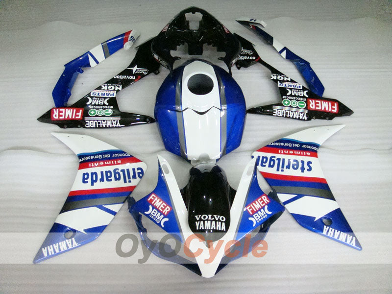 Kit de carénages à injection pour YZF-R1 07-08 - Bleu, blanc - Sterilgarda #OYO87900883