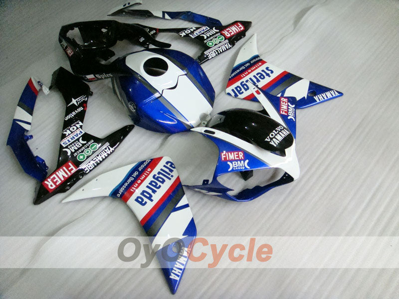 Kit de carénages à injection pour YZF-R1 07-08 - Bleu, blanc - Sterilgarda #OYO87900883