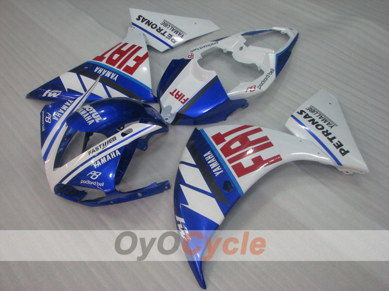 Kit de carénage à injection pour YZF-R1 09-11 - Bleu, blanc - FIAT, MOTUL #OYO87900886