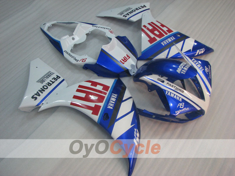 Kit de carénage à injection pour YZF-R1 09-11 - Bleu, blanc - FIAT, MOTUL #OYO87900886 Image principale du produit