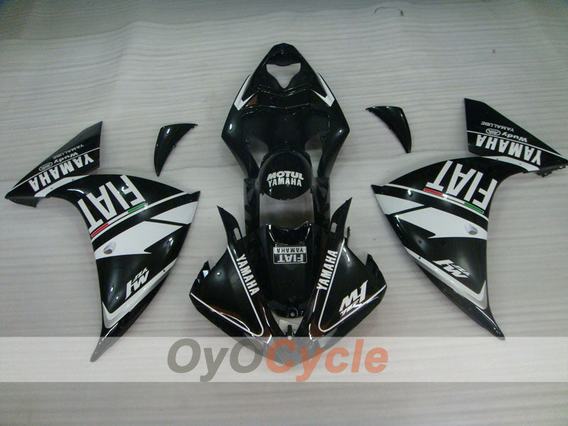 Kit de carénage à injection pour YZF-R1 09-11 - Blanc, noir - FIAT, MOTUL #OYO87900887