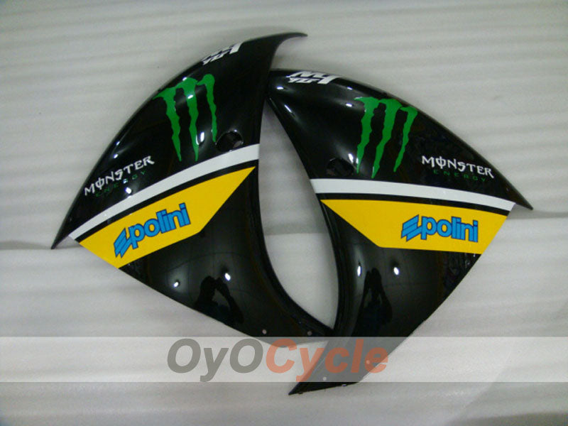 Kit de carénage à injection pour YZF-R1 09-11 - Rouge, noir - Monster #OYO87900892
