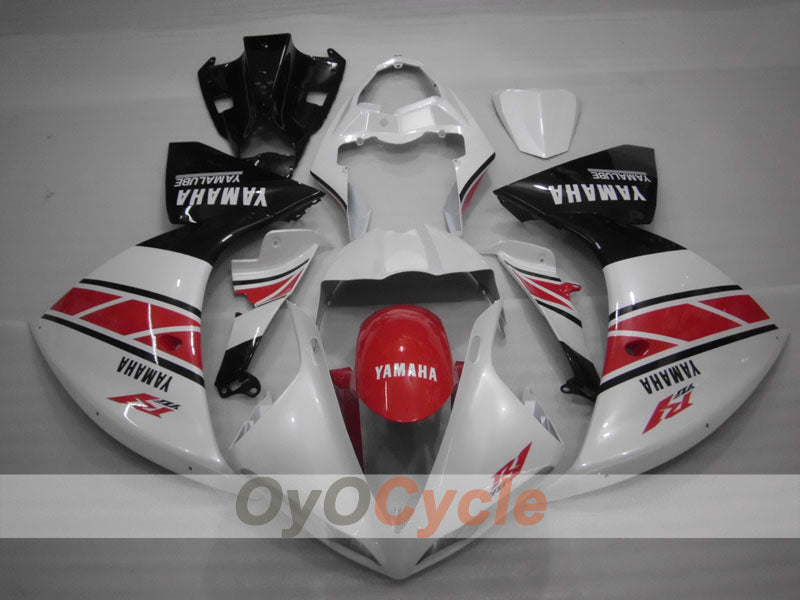 Kit de carénage à injection pour YZF-R1 09-11 - Rouge, blanc - Style d'usine #OYO87900895