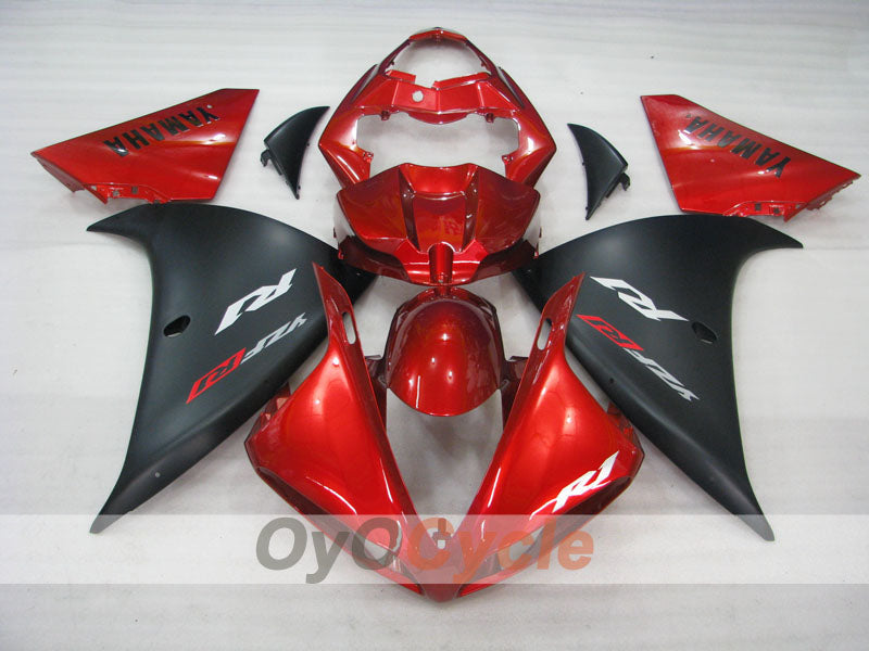 Kit de carénage à injection pour YZF-R1 09-11 - Rouge, noir - Style d'usine #OYO87900896