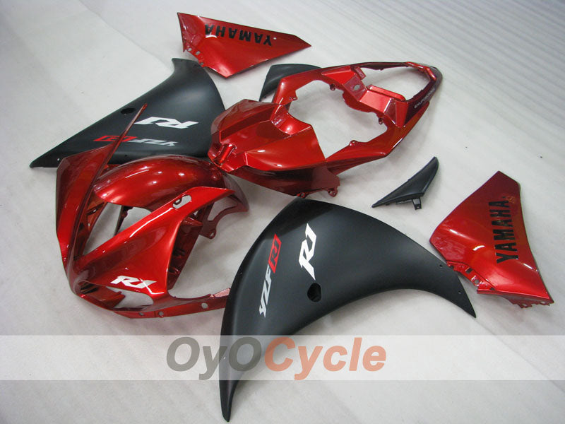 Kit de carénage à injection pour YZF-R1 09-11 - Rouge, noir - Style d'usine #OYO87900896